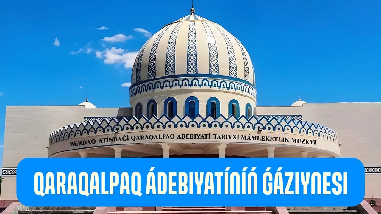 Qaraqalpaqlardıń jazba miyrası saqlanatuǵın ájayip muzey | Ádebiyat | Aydın