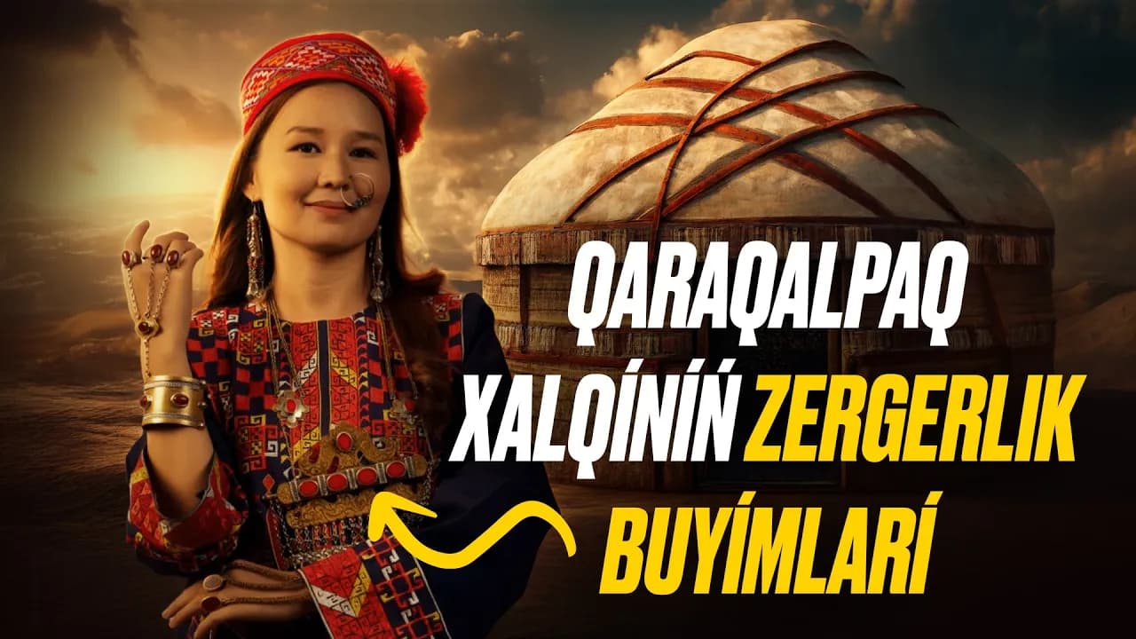 Qaraqalpaq hayal-qızları qanday zergerlik buyımların taqqan? |  Mádeniyat |  Aydın